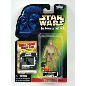 Star Wars POTF2 Bespin Luke Skywalker Freeze Frame Action Figure Kenner